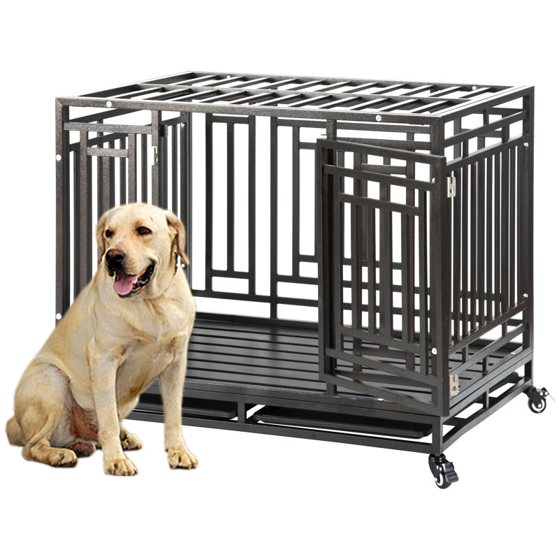 Tucker Murphy™ Pet Dog Crate Cage Kennel Strong Metal Frame Kennel Durable Indoor & Outdoor